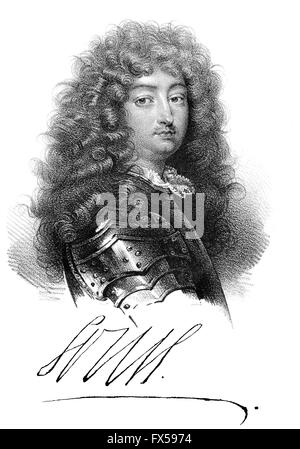 Louis XIV, 1638-1715, Louis the Great, Sun King, Ludwig XIV., King of France Stock Photo