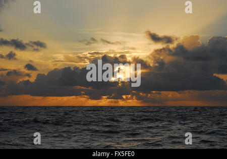 Caribbean, Antigua, Evening Light, Caribbean Sea Stock Photo - Alamy