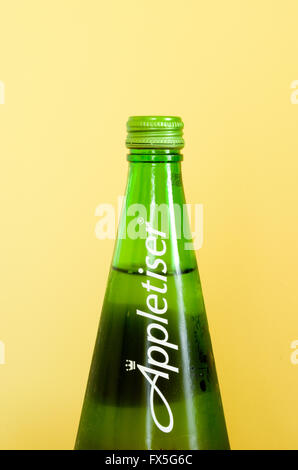 Bottle of Appletiser, UK Stock Photo