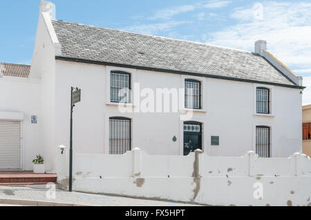 PORT ELIZABETH, SOUTH AFRICA - FEBRUARY 27, 2016: The oldest remaining house restored and used as a museum. It was built in 1825 Stock Photo