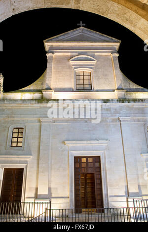 Mother Church of Saint Quirico and Saint Giulitta in Cisternino (Apulia) Stock Photo