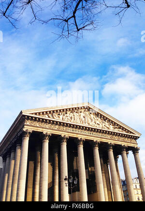 La Madeleine church in Paris Stock Photo