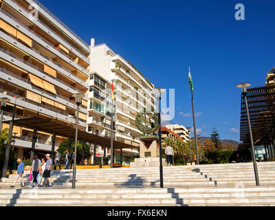 Seafront Marbella. Malaga province Costa del Sol, Andalusia, Spain Europe Stock Photo