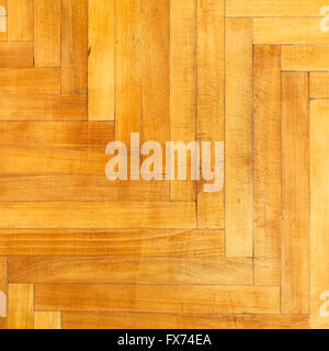 square background from light varnished oak wood parquet Stock Photo