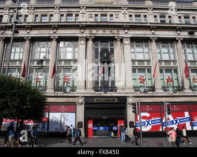 Clerys deparment store in O'Connell street,Dublin,Ireland Stock Photo