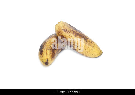 ripe banana (The fully ripe banana produces a substance called Tumor Necrosis Factor (TNF) which has the ability to combat abnor Stock Photo