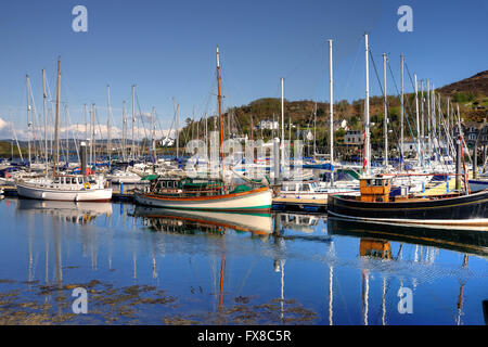 Tarbert harbour, Loch Fyne, Kintyre, Argyll Stock Photo