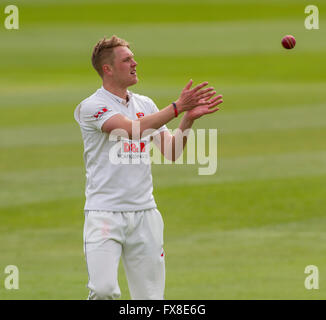 CHELMSFORD, ENGLAND - APRIL 10 2016: During day 1 of the Specsavers ...