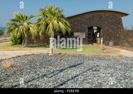 USA, Hawaii, Big Island, South Kohala, Pu'ukohola Heiau national historical site Stock Photo