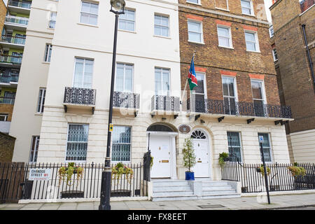 High Commission Of The Republic Of Namibia Chandos Street London UK Stock Photo