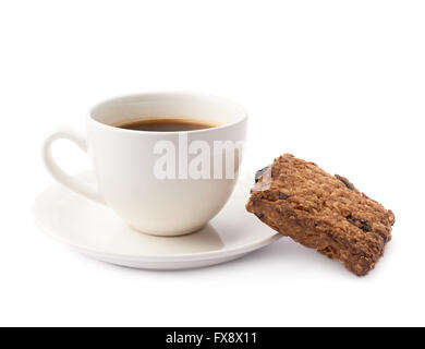 Cup of coffee and cookie composition Stock Photo