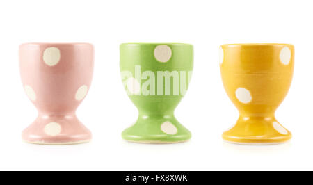 Colorful empty egg holder Stock Photo