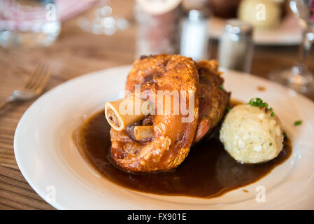 german pork knuckle Stock Photo
