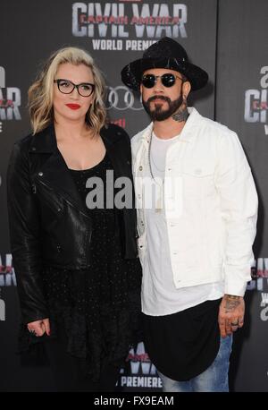 Rochelle Karidis, A.J. Mclean at arrivals for THE AMAZING SPIDER