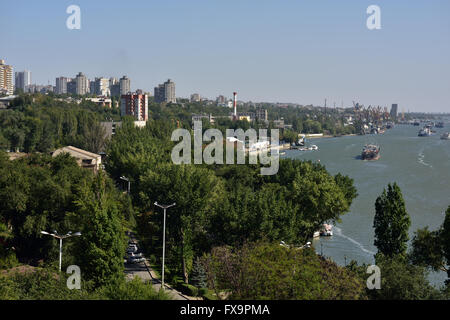 Cityscape of Rostov-on-Don, Russia Stock Photo