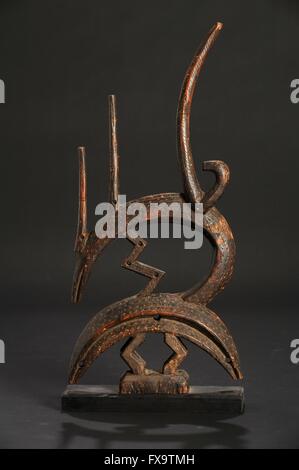 Bamana ceremony sculpture from Mali Stock Photo