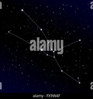 Taurus constellation Stock Vector
