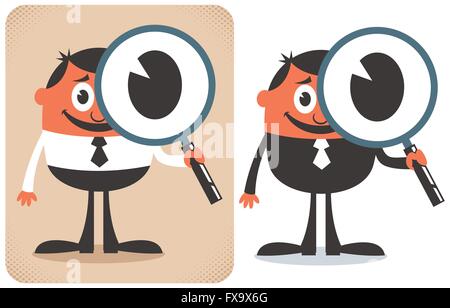 Conceptual illustration for searching. Stock Vector