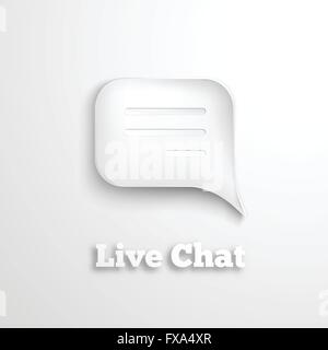 live chat sticker. live chat sign on transparent background ...