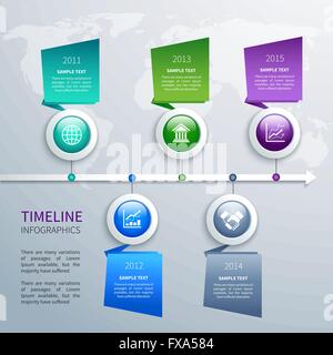 Timeline infographics template Stock Vector Image & Art - Alamy