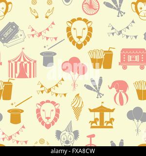 Circus cannon pattern seamless background texture repeat wallpaper ...