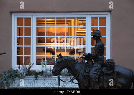 shop window, Santa Fe, New Mexico Stock Photo