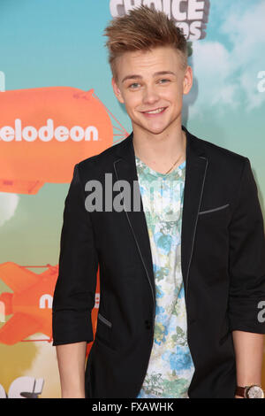 Celebrities attend Nickelodeon's 2016 Kids' Choice Awards at The Forum.  Featuring: Hampus Where: Los Angeles, California, United States When: 12 Mar 2016 Stock Photo