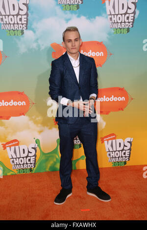 Celebrities attend Nickelodeon's 2016 Kids' Choice Awards at The Forum.  Featuring: Eiqu Where: Los Angeles, California, United States When: 12 Mar 2016 Stock Photo