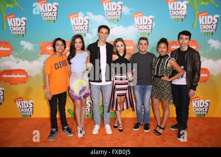 Haley Tju, Lilimar, - Bella and the Bulldogs at the 2015 Nickelodeon Kid's  Choice Sports awards at UCLA Paley center in Los Angeles. July 16,  2015.Haley Tju, Lilimar, - Bella and the