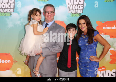 Celebrities attend Nickelodeon's 2016 Kids' Choice Awards at The Forum.  Featuring: Guest Where: Los Angeles, California, United States When: 12 Mar 2016 Stock Photo