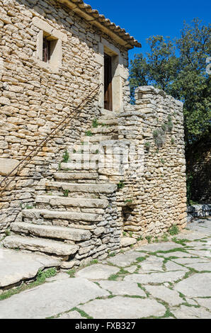 LE VILLAGE DES BORIES, GORDES, VAUCLUSE 84 FRANCE Stock Photo