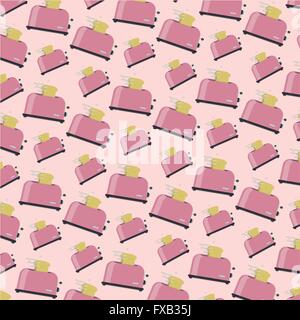 Kitchen toaster Stock Vector
