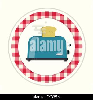 Kitchen toaster Stock Vector