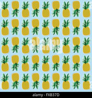 pineapple pattern Stock Vector