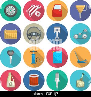 Car service maintenance icon set Stock Vector Image & Art - Alamy