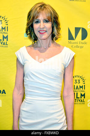 Miami International Film Festival 2016 held at Olympia Theater At Gusman Hall - Closing Ceremony  Featuring: Christine Lahti Where: Miami, Florida, United States When: 12 Mar 2016 Stock Photo