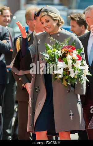 Nuremberg, Germany. 14th Apr, 2016. Queen Maxima and King Willem ...