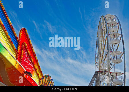 Big wheel on the north pier at Blackpool Stock Photo