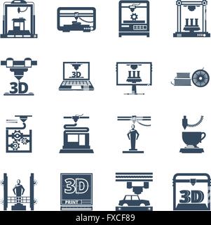 3d modeling vector line icons set. 3D, Modelling, Modeling, Designs ...