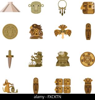 Maya icon set design Stock Vector Image & Art - Alamy