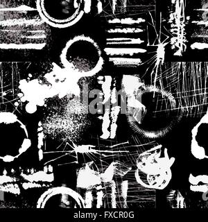 Grunge texture circle seamless pattern Stock Vector Image & Art - Alamy