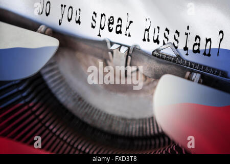 Composite image of sentence Stock Photo