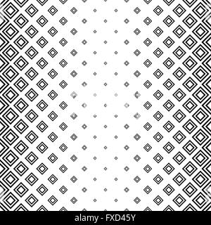 Seamless monochrome square pattern background Stock Vector