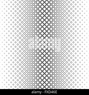 Seamless black white abstract square pattern Stock Vector