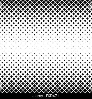 Seamless black and white square pattern Stock Vector