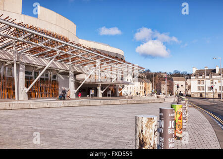 The Scottish Parliament House, Holyrood, Edinburgh, Scotland, UK Stock Photo