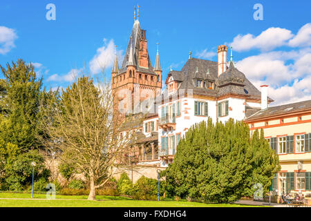 Weinheim, Town hall, castle, architecture, Stock Photo