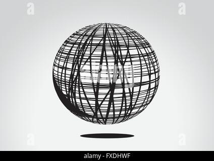 Abstract Sphere Logos Illustration for Your Design Stock Vector