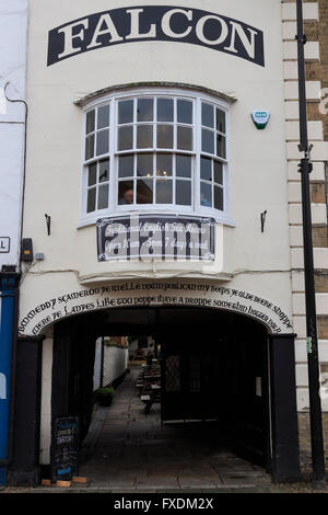 huntingdon town centre cambridgeshire england Stock Photo