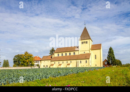 Sankt Peter and Paul, Abbey, Island Reichenau, Reichenau-Niederzell Stock Photo